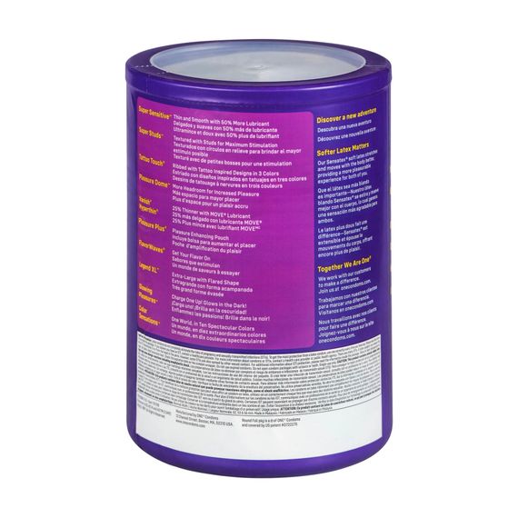 Набір презервативів ONE Mixed Pleasures 100 шт, мегапак тюб | Зображення 2