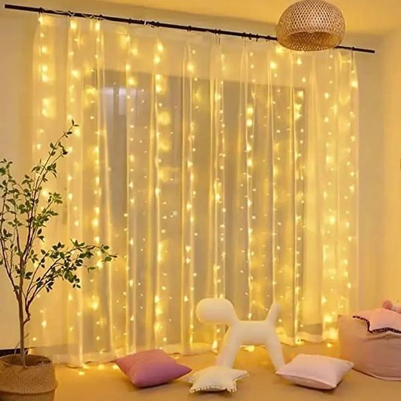 Світлодіодна гірлянда 30 м, 600 LED, від USB, Тепле світло, XPRO (23457644103_433) | Зображення 9