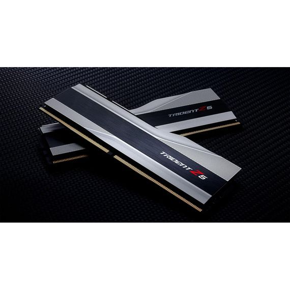 Модуль пам'яті для комп'ютера DDR5 64GB (2x32GB) 6000 MHz Trident Z5 Silver G.Skill (F5-6000J3238G32GX2-TZ5S) | Зображення 4
