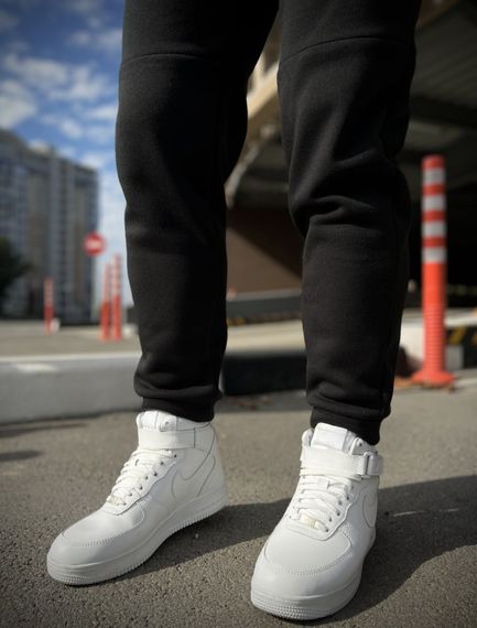 Зимний спортивный костюм Puma с начесом черный худи + черные штаны RD016/RD018 | Зображення 4