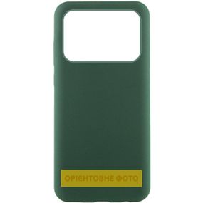 Чехол Silicone Cover Lakshmi (AAA) для Xiaomi Poco X6 / Note 13 Pro 5G Зеленый / Cyprus Green