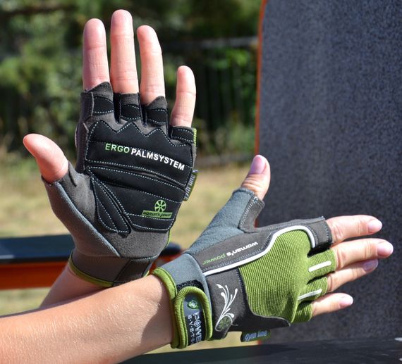 Рукавички для фітнесу Power System PS-2570 Woman’s Power жіночі Green XS | Зображення 5
