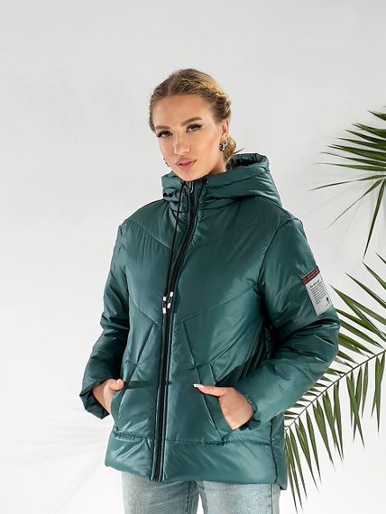 Утеплена куртка, арт.417/1, пляшка | Зображення 3