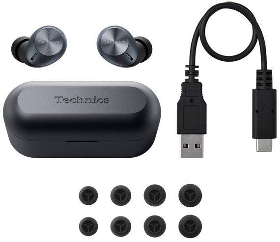Навушники Technics EAH-AZ40G-K TWS JustMyVoice™ IPX4 Чорний | Зображення 4
