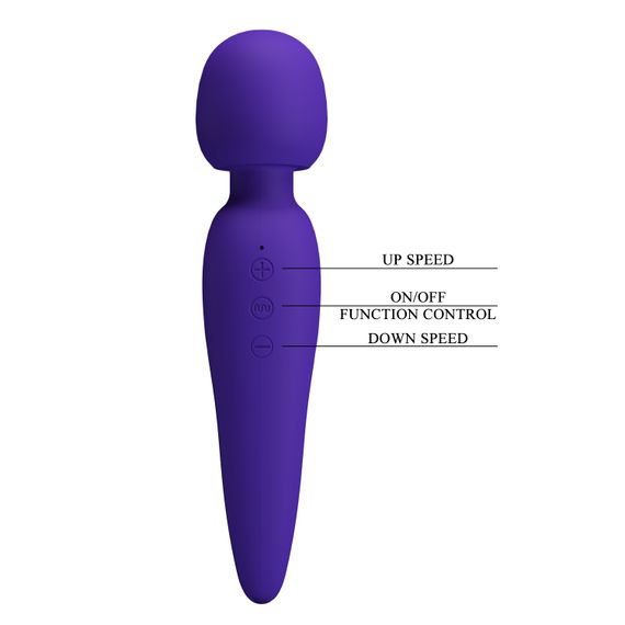 Вібромасажер - Pretty Love Meredith Massager Purple | Зображення 8
