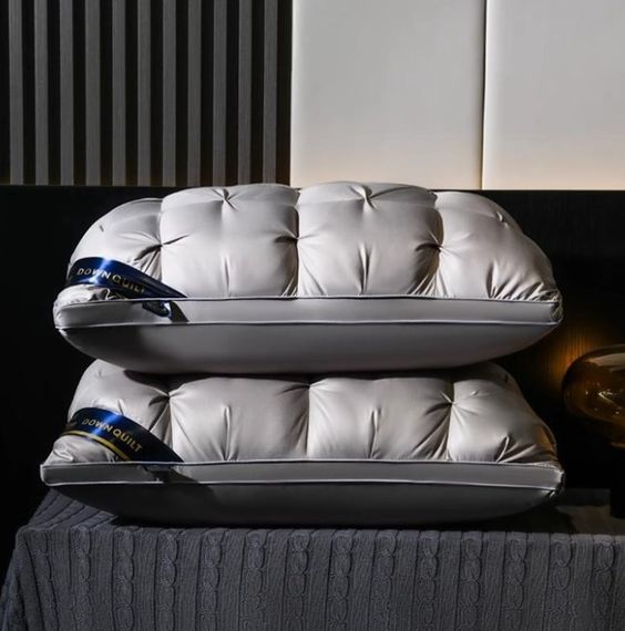 Подушка тесто из из полиефирного волокна Hotel pillow 19536 50х70 см серая | Зображення 1