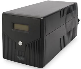 Джерело безперебійного живлення Digitus 1000VA/600W, LCD, RJ45, RS232, USB, 4xSchuko (DN-170074)