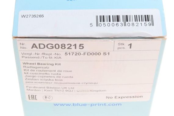 Підшипник маточини передньої Kia Sportage 2.0 94-03 ADG08215 | Зображення 9