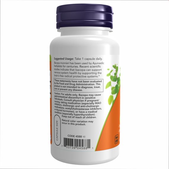 Bacopa Extract 450 mg - 90 vcaps | Зображення 2