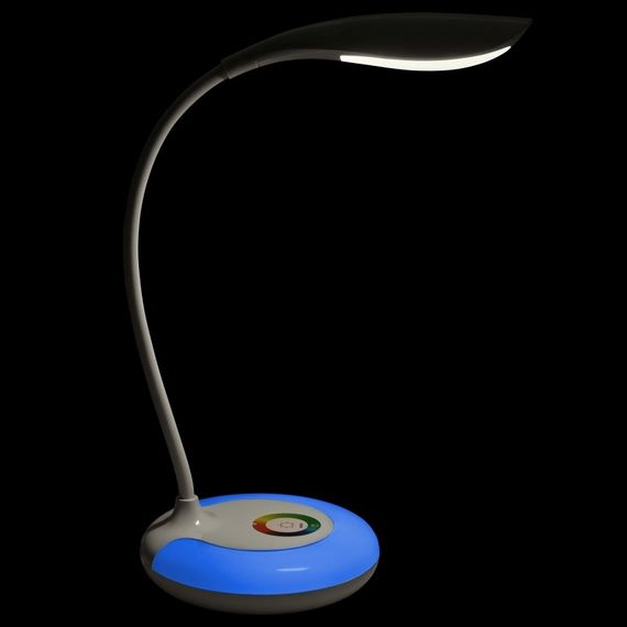 Настольная цветная LED RGB лампа с USB SL-84 5W WH | Зображення 7