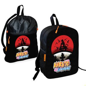 Шкільний рюкзак дитячий Аніме Наруто + Сумка для взуття спортивної форми рюкзак-мішок для хлопчика (01782)