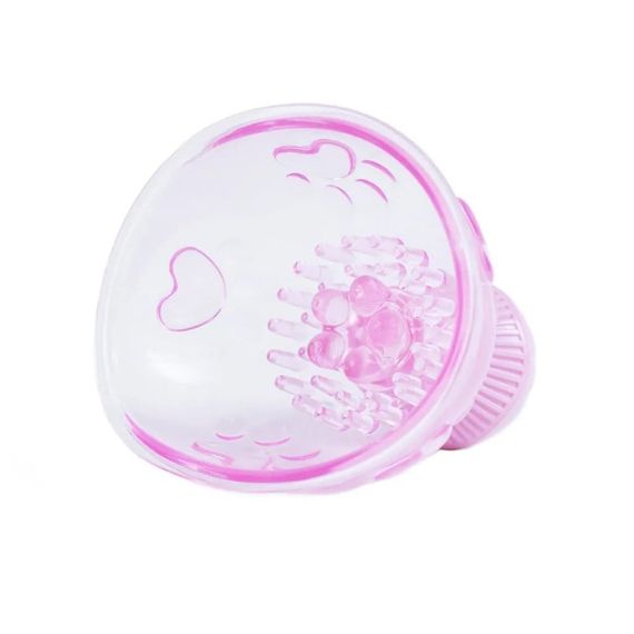 Вібратор у вигляді чаш для сосків BeYourLover з ротацією, рожевий Sex Aura | Зображення 4