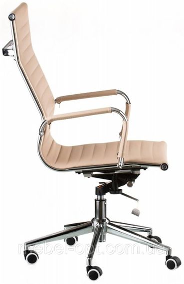 Крісло Solano 4 artleather beige репліка крісла Eames Style HB Ribbed Office Chair EA | Зображення 2