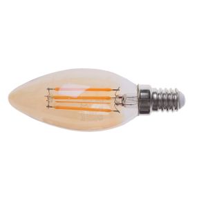 Лампа светодиодная LED 6W E14 COG WW C35 Amber 220V