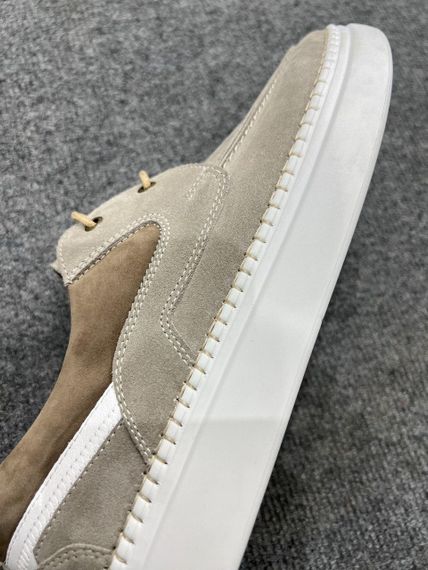 Бежевые мужские мокасины из натуральной замши 42 размер | Зображення 3