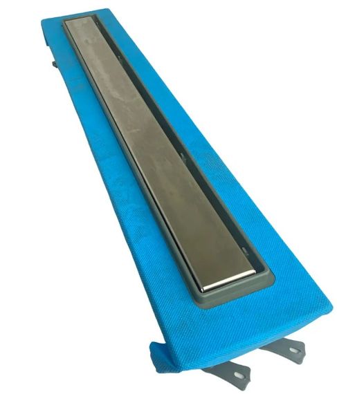 Душовий канал з горизонтальним фланцем Maxiflow Standart Line 60 см решітка Під плитку 4022.TY050K.060.1