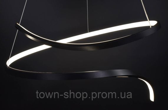 Люстра потолочная LED SG4-800-bk Черный 40-200х80х80 см. | Зображення 3