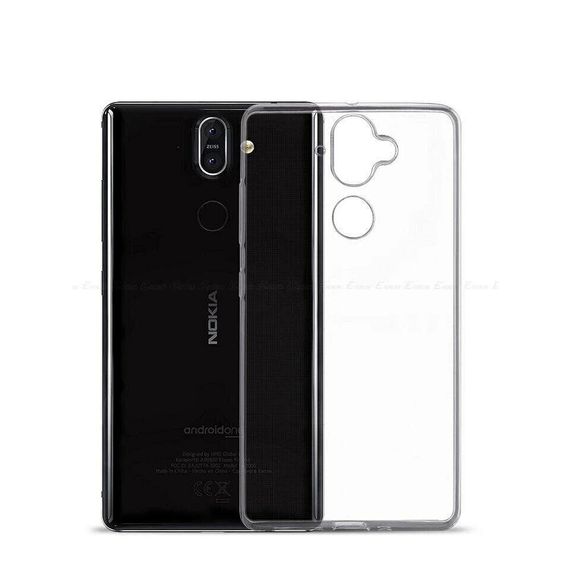 Прозорий Силіконовий чохол TPU для Nokia 7 Plus