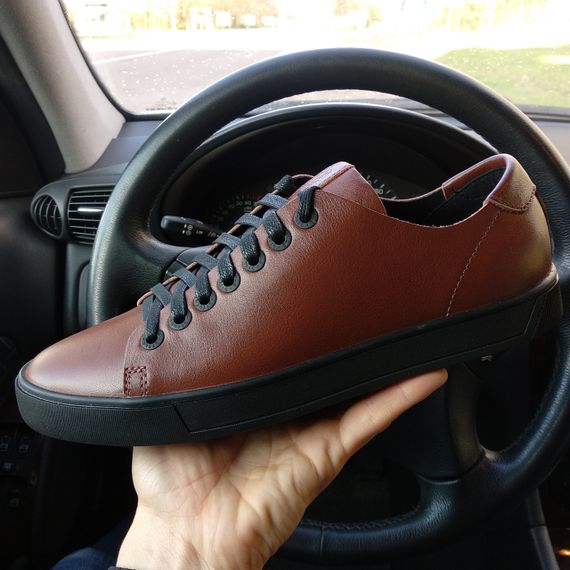 Стильні Коричневі кеди Ed-Ge 41 розмір | Зображення 5