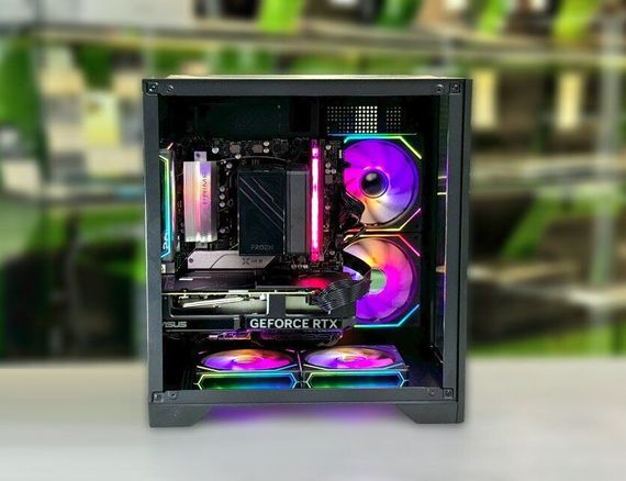 Ігровий ПК Asus Prime Tower / AMD Ryzen 5 8400F (6 (12) ядер по 4.2 - 4.7 GHz) / 16 GB DDR5 / 1000 GB SSD / nVidia GeForce RTX 4060 Ti, 8 GB GDDR6, 128-bit / 550W | Зображення 3