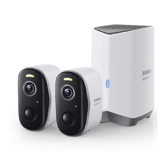 IP-камера відеоспостереження Baseus Security N1 Plus Outdoor Camera 2K 2-Cam Kit White EU