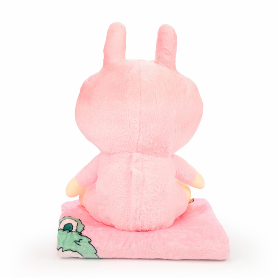 М'яка іграшка-плед, подушка 3 в 1 Лабубу 50 см Рожевий ТМ COLORFUL HOME LAB2P | Зображення 2