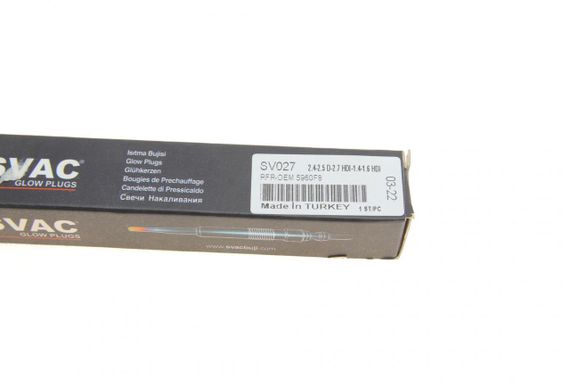 Свічка розжарювання Land Rover Range Rover 2.7 3.6 D 4x4 05-13 SV027 | Зображення 3