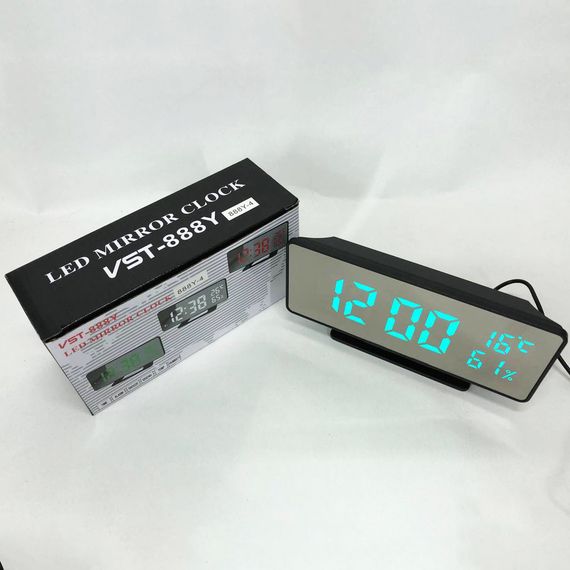 Годинник світлодіодний настільний хороший VST-888Y, Класний настільний годинник KU-53 | Зображення 2
