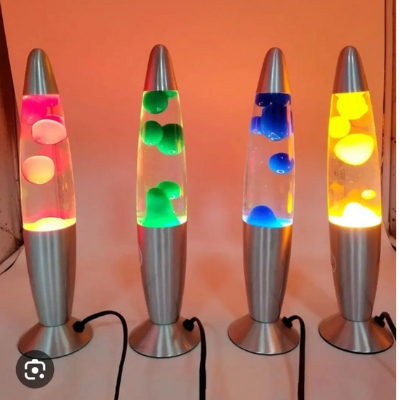 Лава лампа 35 см, нічник світильник, затишна настільна лампа для офісу та будинку | Зображення 1