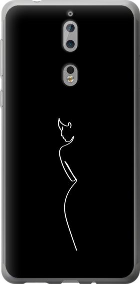 Чехол на Nokia 8 Силуэт1 "4590u-1115-17620"