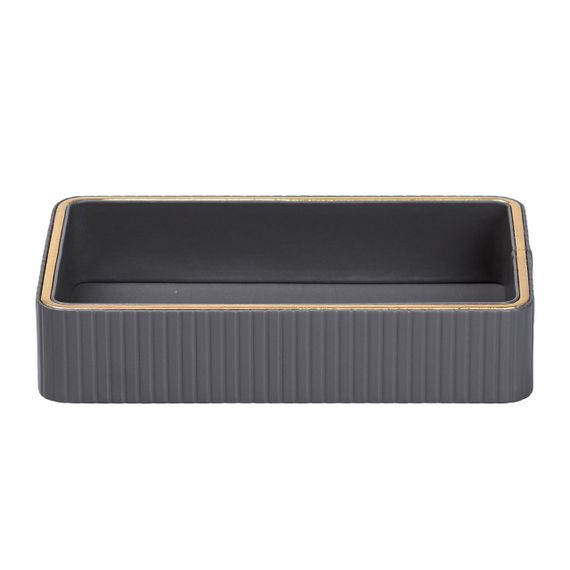 Серветниця на стіл з еко-шкіри 25 х 15.5 х 5 см Сірий HP9900G | Зображення 3