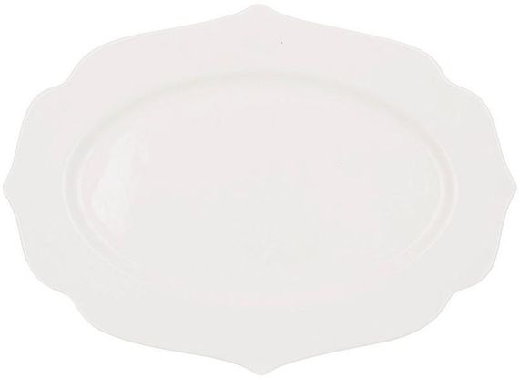 Набір 6 овальних блюд Harmony 30х22см, біла порцеляна