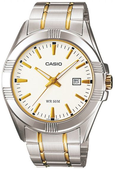 Мужские часы наручные кварцевые стальные оригинальные Casio MTP-1308SG-7AVDF (модуль №2784)