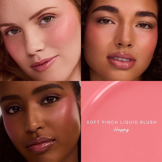 Набор бестселлеров Rare Beauty Bestselling Faves 4-piece set (лифтинг-гель, блеск, румяна, тушь) | Зображення 3