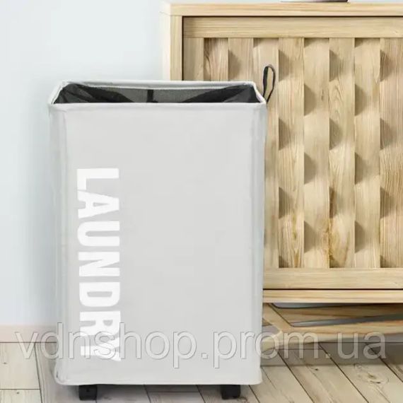 Тканевая корзина для белья с ручками ROLLING BAG AND243, ящик для белья | Зображення 3