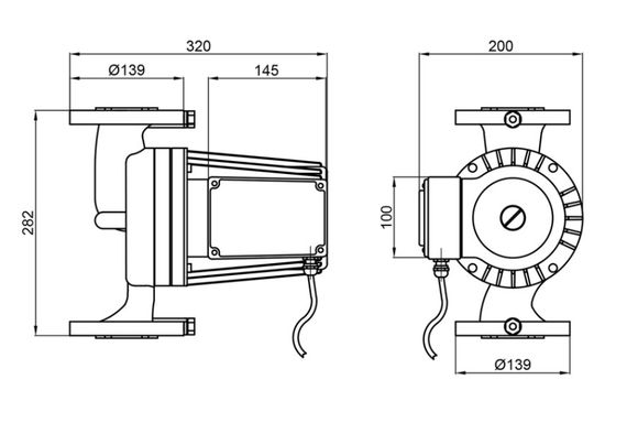 Циркуляційний насос Thermo Alliance LPA50-10-700 Т фланцевий LPA5010700Т | Зображення 1