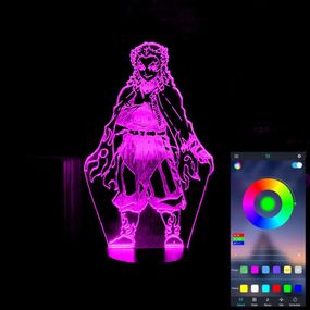 Акриловый светильник-ночник управление с телефона Кедзюро Рэнгоку tty-n001702