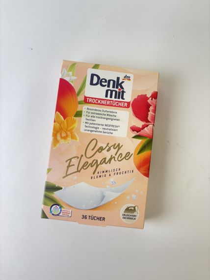 Denk Mit Ароматизовані серветки для сушіння білизни Cosy Eleganse 36 шт