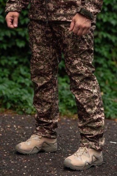 Утеплені Військові штани Soft Shell Military хижак | Зображення 5