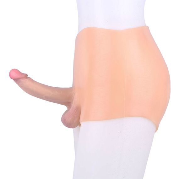 Силиконовые трусы WeLove Solid с реалистичным фаллоимитатором 3.8*16 см | Зображення 5