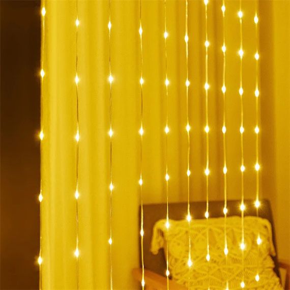 Гірлянда-водоспад 3x3 м 480LED, Xmas, Біла / Новорічна гірлянда штора XPRO (234560817_527) | Зображення 3