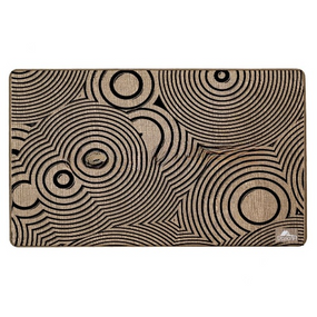 Килимок універсальний для підлоги льон Коло 45*75см Дариана