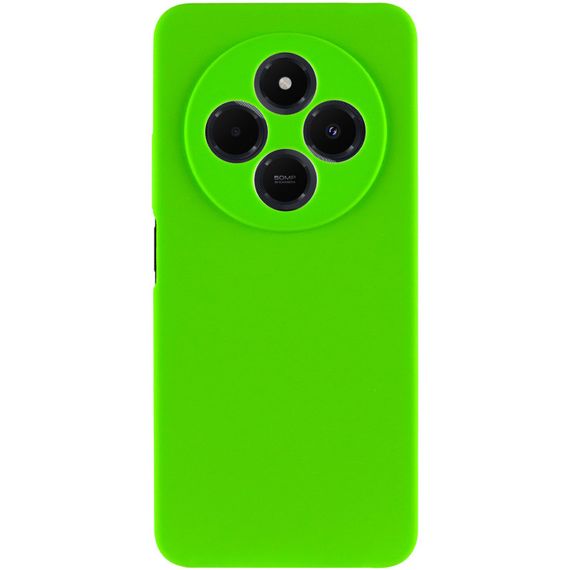 Чехол Silicone Cover Lakshmi Full Camera (AA) для Xiaomi Redmi 14C / Poco C75 Салатовый / Neon Green | Зображення 1