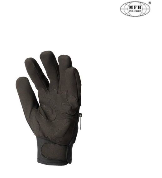 Рукавиці тактичні MFH Tactical Gloves Security Black | Зображення 1