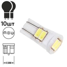 Лампа діодна T-10 -6SMD-5730 ceramic 60141/10200