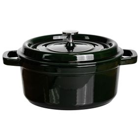 Кокотниця чавунна емальована 4 л, малахіт Yiwu HP-FLG-10 green