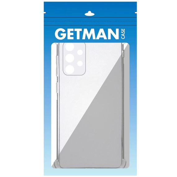 TPU чохол GETMAN Ease logo посилені кути Full Camera для Samsung Galaxy A72 4G / A72 5G Безбарвний (прозорий) | Зображення 1