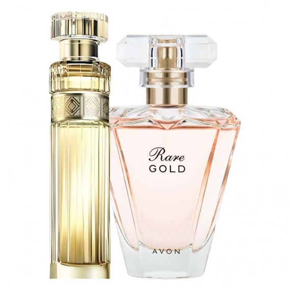 Подарочный парфюмерный набор Avon для Нее Rare Gold 50 мл + Premiere LUXE 50 мл