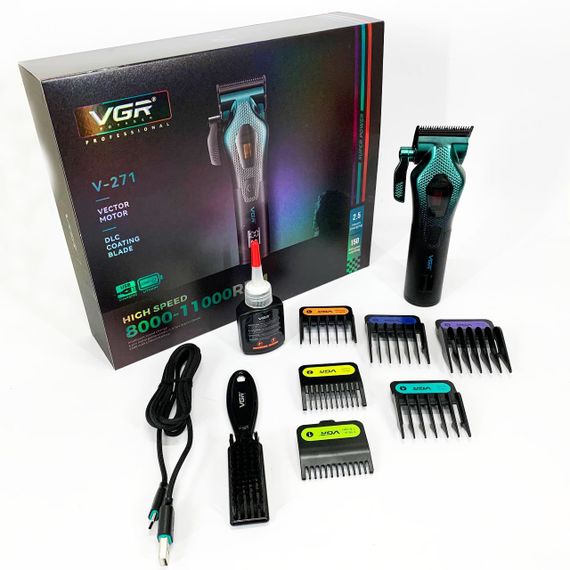 Акумуляторна машинка для стрижки VGR V-271 | Зображення 6