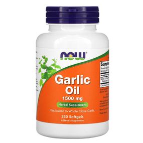 Часник NOW Foods Garlic Oil 1500 mg 250 Softgels